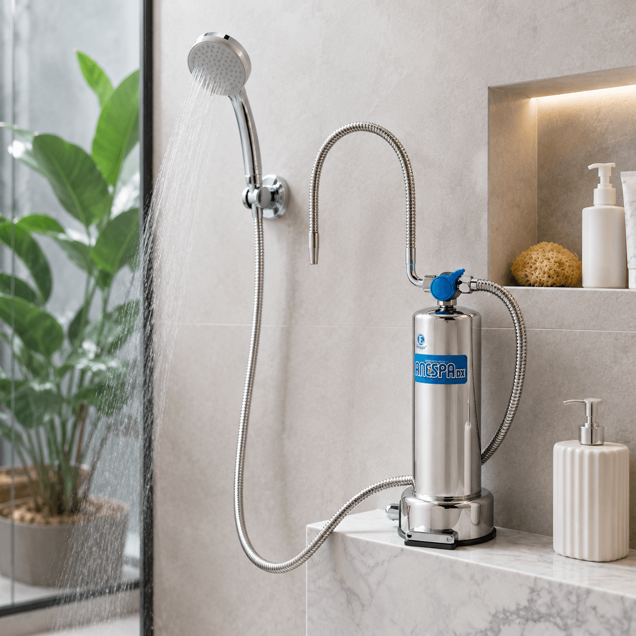 Anespa DX installed in a bathroom