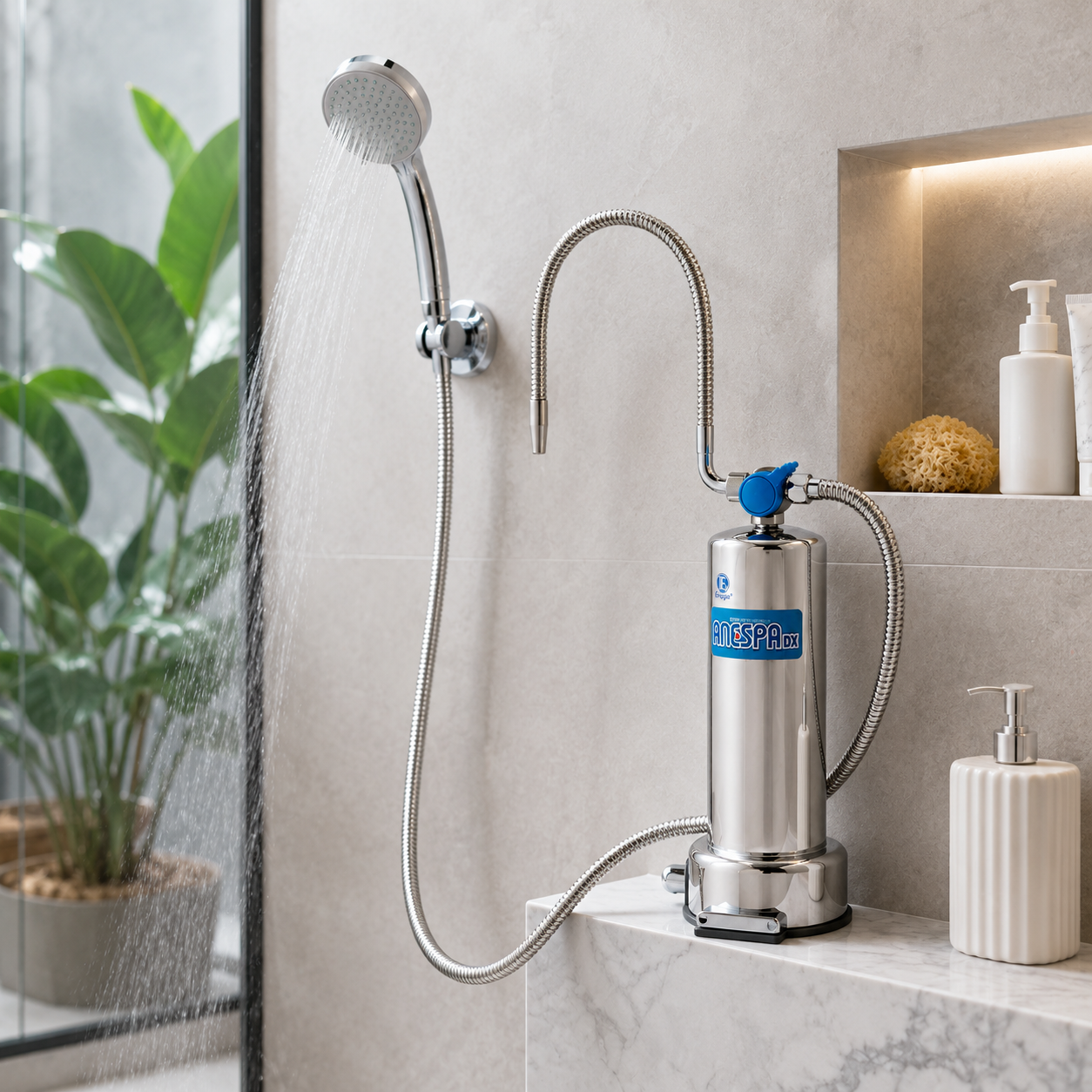 Anespa DX installed in a bathroom