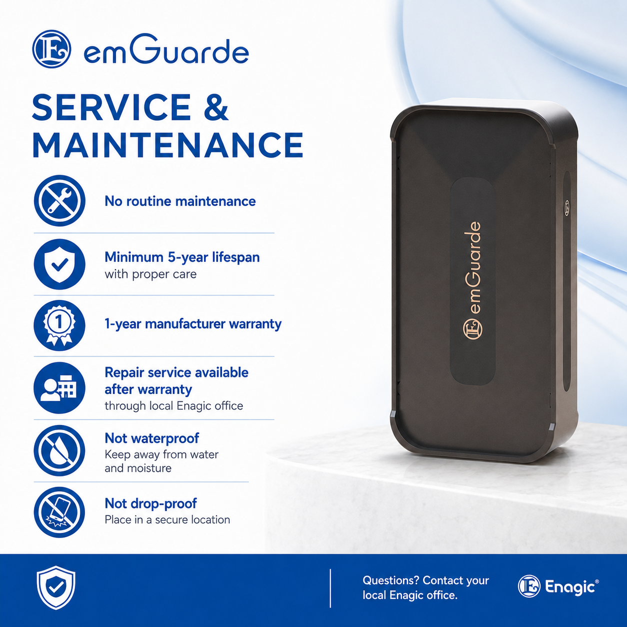 emGuarde service and maintenance guide