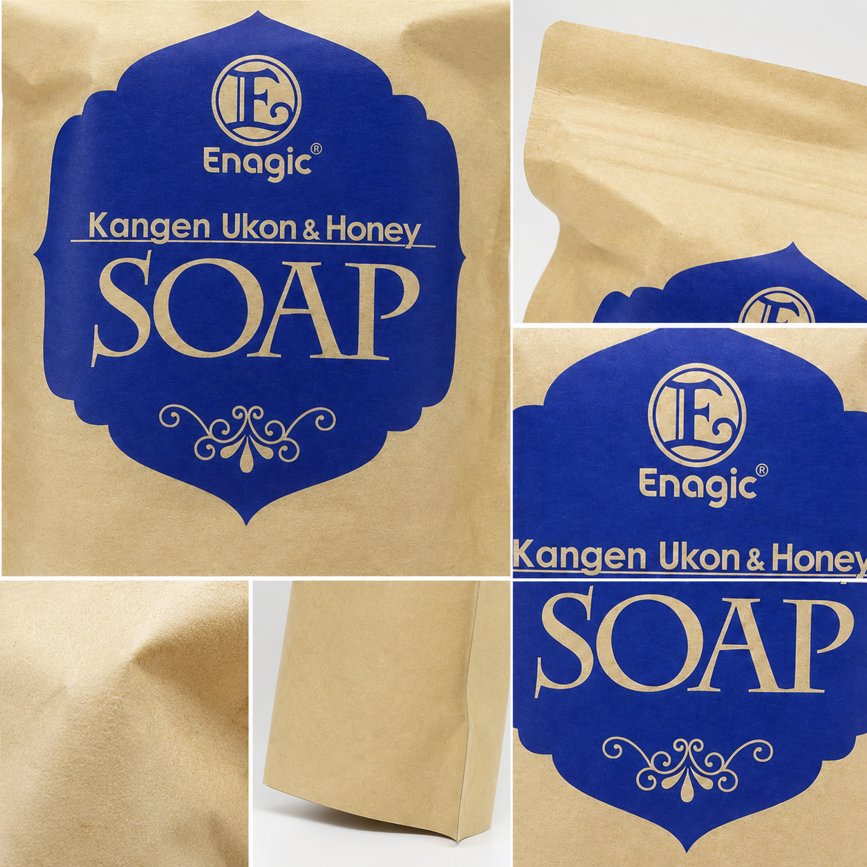Kangen Ukon & Honey Soap packaging detail