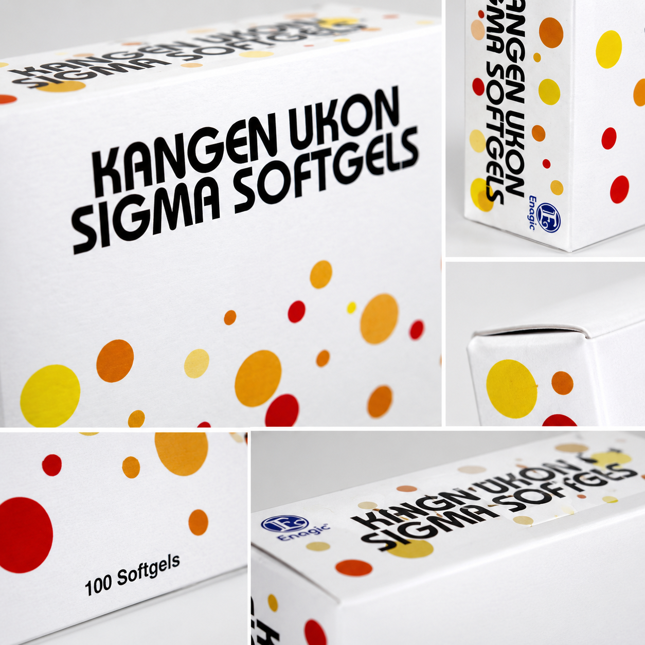 Kangen Ukon Sigma Softgels packaging detail