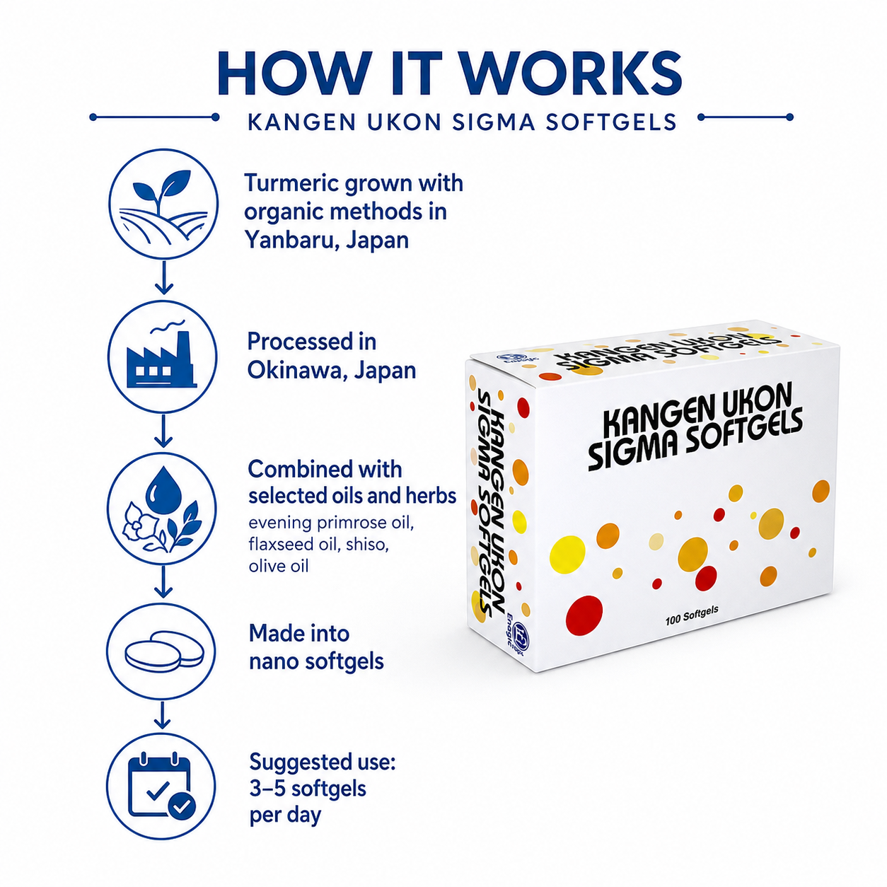 How Kangen Ukon Sigma Softgels are made