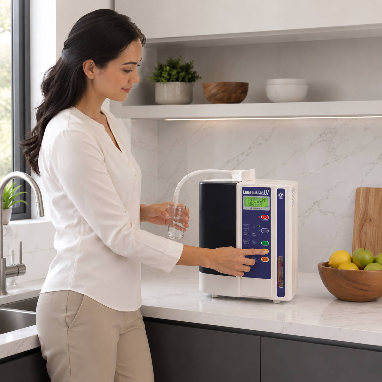 Leveluk Jr. IV in a modern kitchen